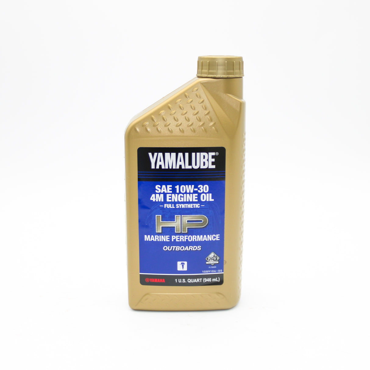 Yamaha - 10W30 Marine Full Synthetic Oil - 1 Quart - QBL-10W30-FS-12