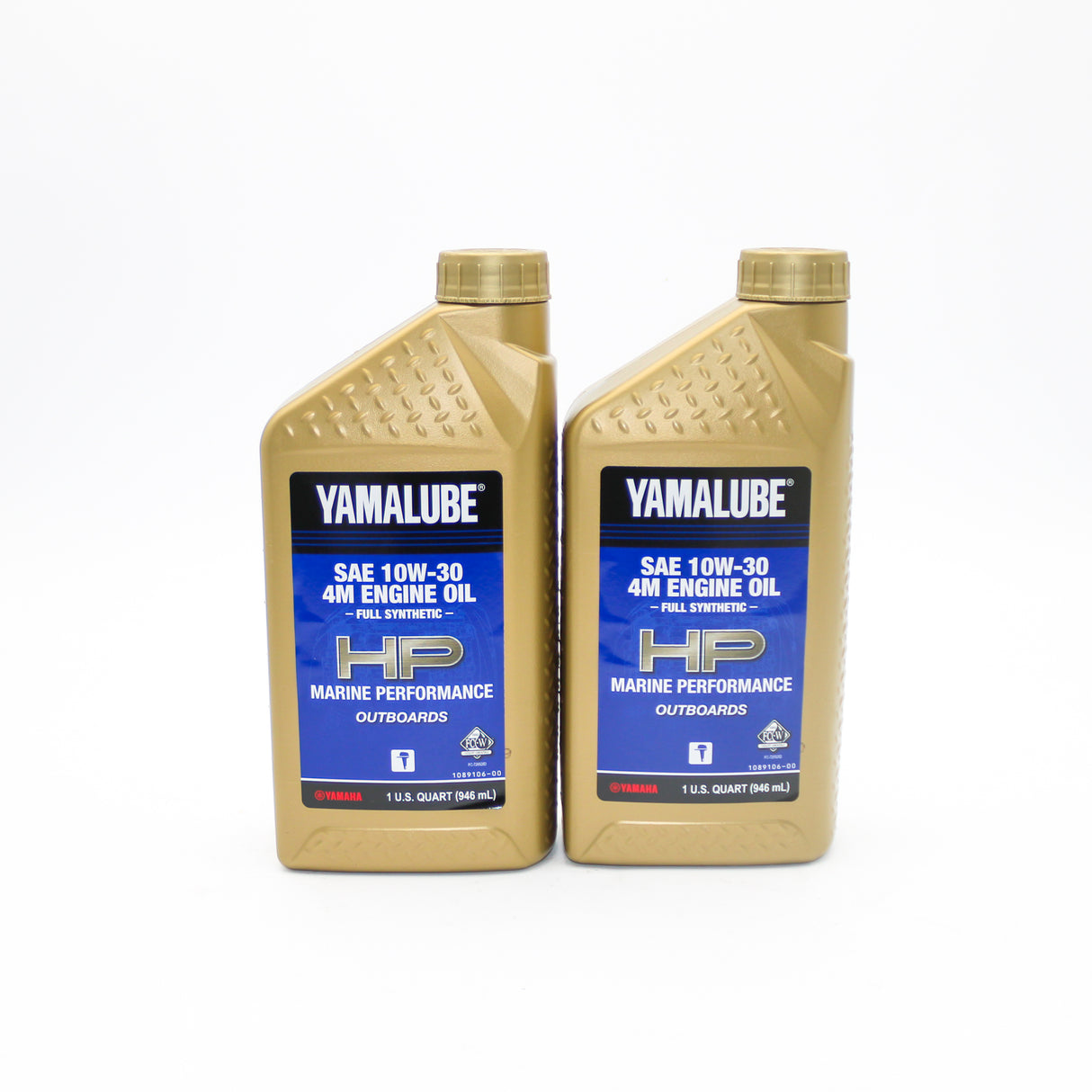 Yamaha - 10W30 Marine Full Synthetic Oil - Quart - QBL-10W30-FS-12 - 2 Pack