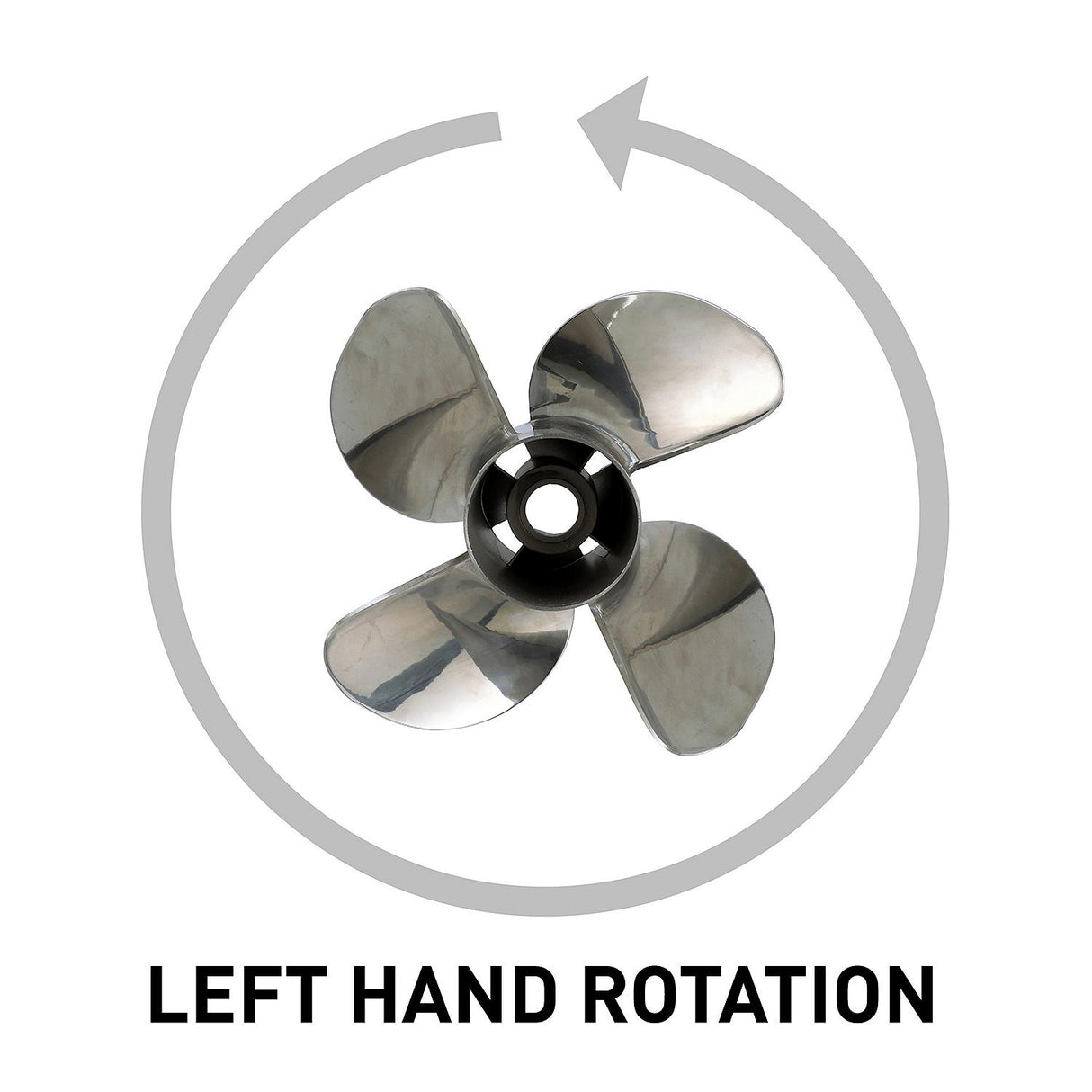 Mercury - Quicksilver Q4 Propeller - 4-Blade - 90 - 400 HP - 14.6 Dia. - 19 Pitch - 48-8M0103529