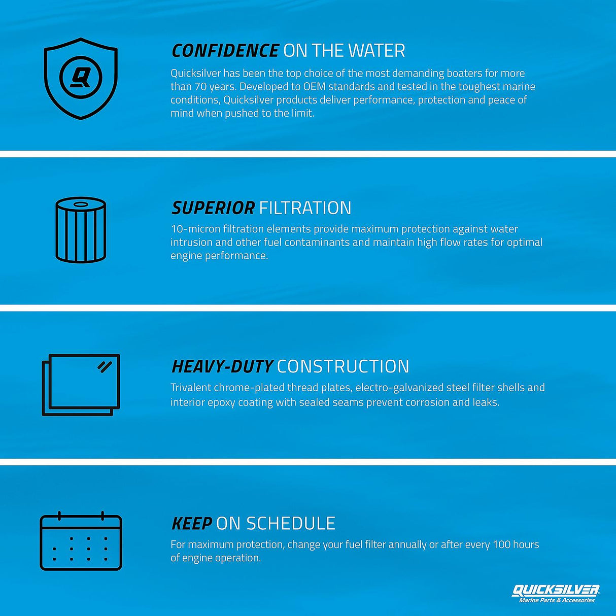 Mercury Mercruiser - Fuel Pump Filter - All MerCruiser Engines w/Rochester 2 Barrel Carburetor & Carter Fuel Pump - 35-49088Q2