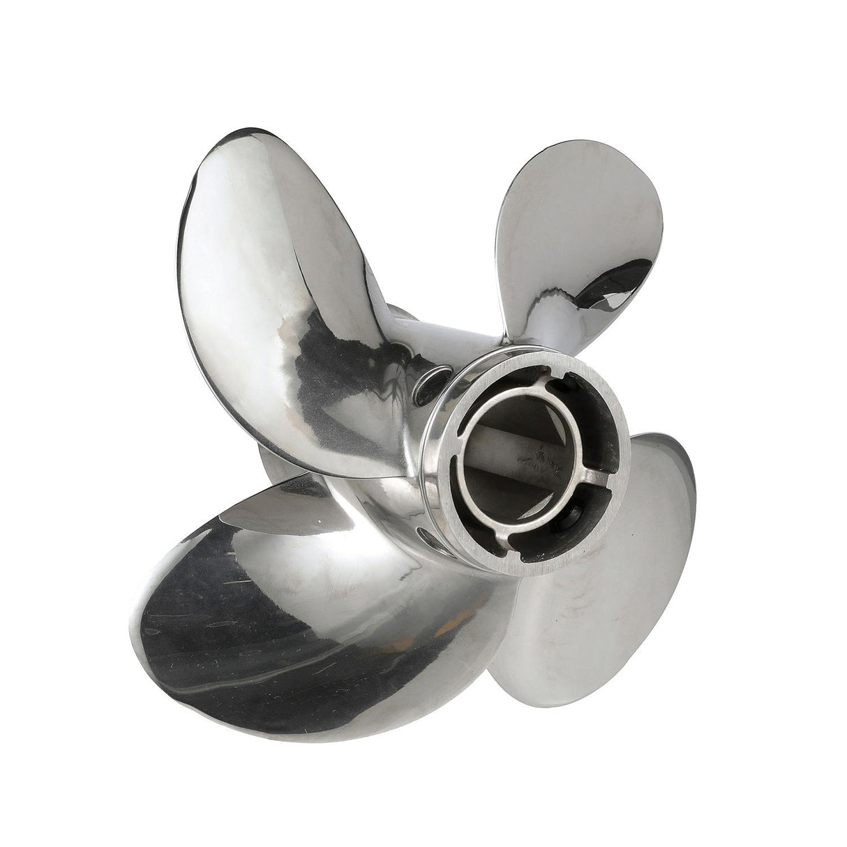 Mercury - Quicksilver Q4 Propeller - 4-Blade - 40 - 125 HP - 13 Dia. - 17 Pitch - 48-8M0055561