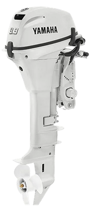 Yamaha T9.9XPB2 Outboard - 25-Inch Shaft | Remote Control | Electric Start |Power Tilt| High Thrust | Gray