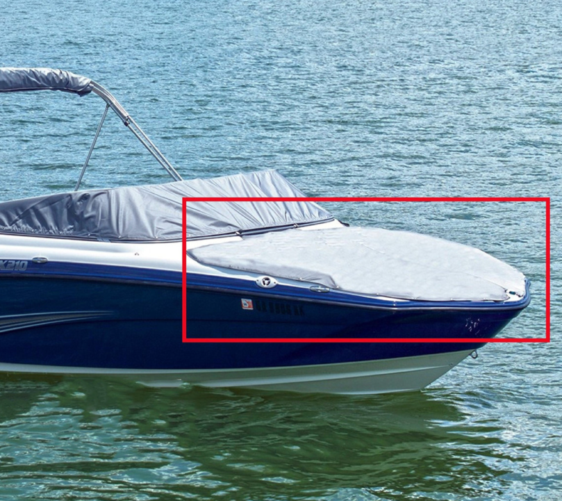 Yamaha Boat Bow Cover - AR190 SX190 195S AR195 SX195 - Charcoal 2019-Current - MAR-190BC-CH-19