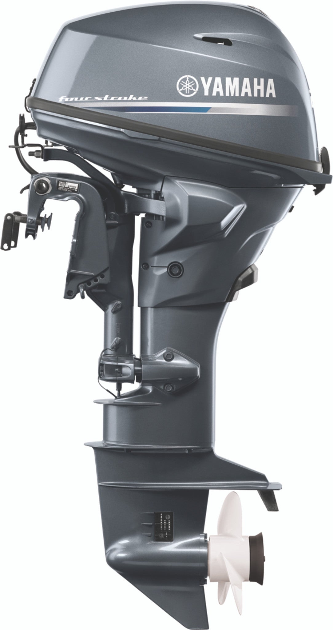 Yamaha T25XWTC High Thrust Outboard - 25-Inch Shaft | 2-Cylinder | High Thrust Model | Remote Mechanical Control | Electric & Electric Start | Power Trim & Tilt | Gray