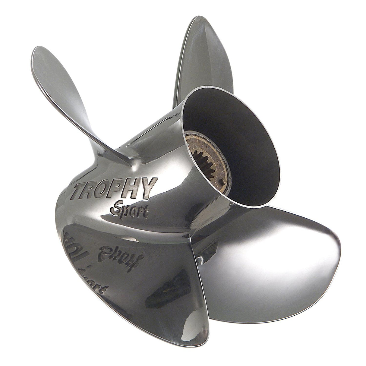 Mercury - Trophy Sport Stainless Steel Propeller - 4-Blade - 30 - 60 HP - 10.6 Dia. - 14 Pitch - 48-878616A46