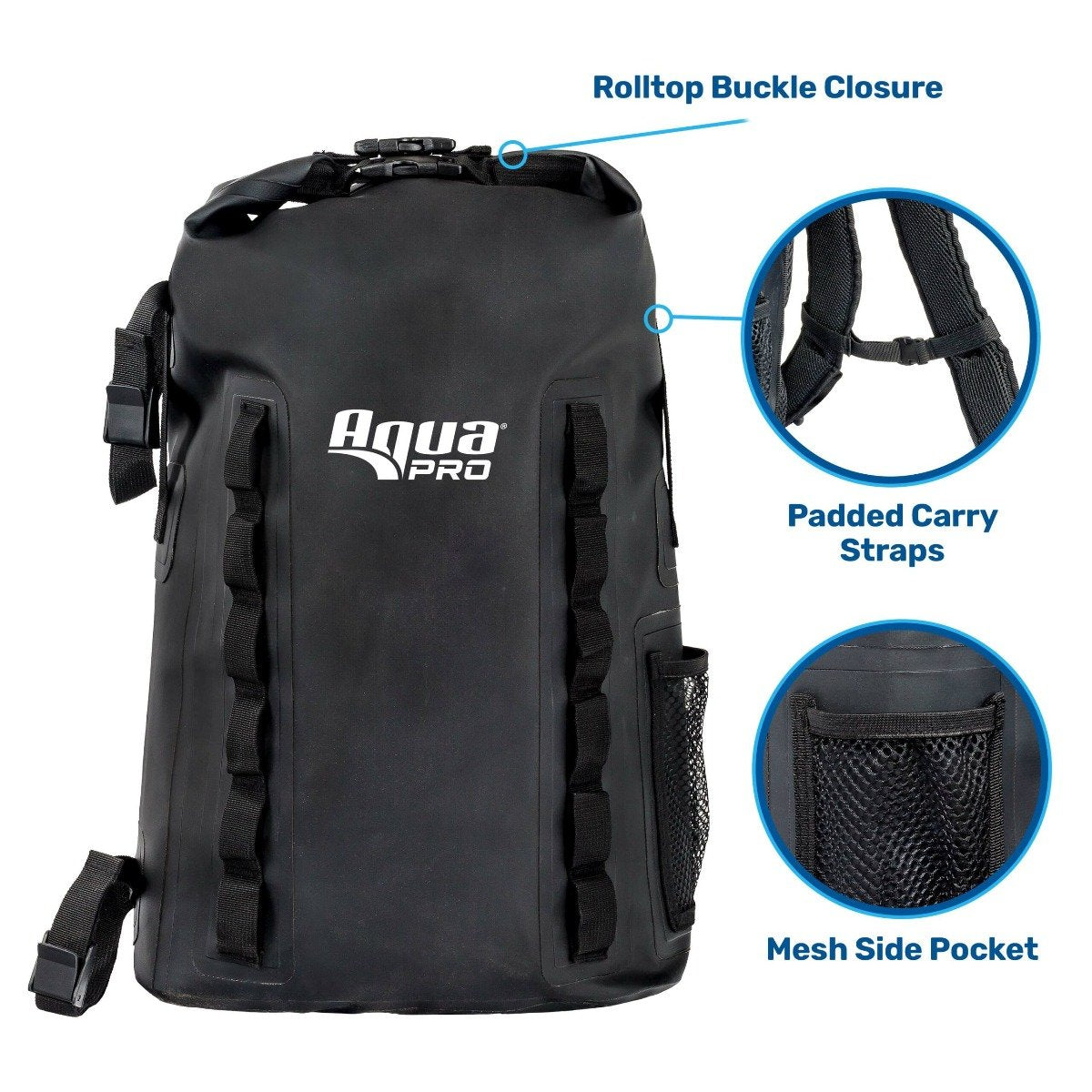 DRY BAG BACKPACK (AQUA LEISURE) - APA21342BK