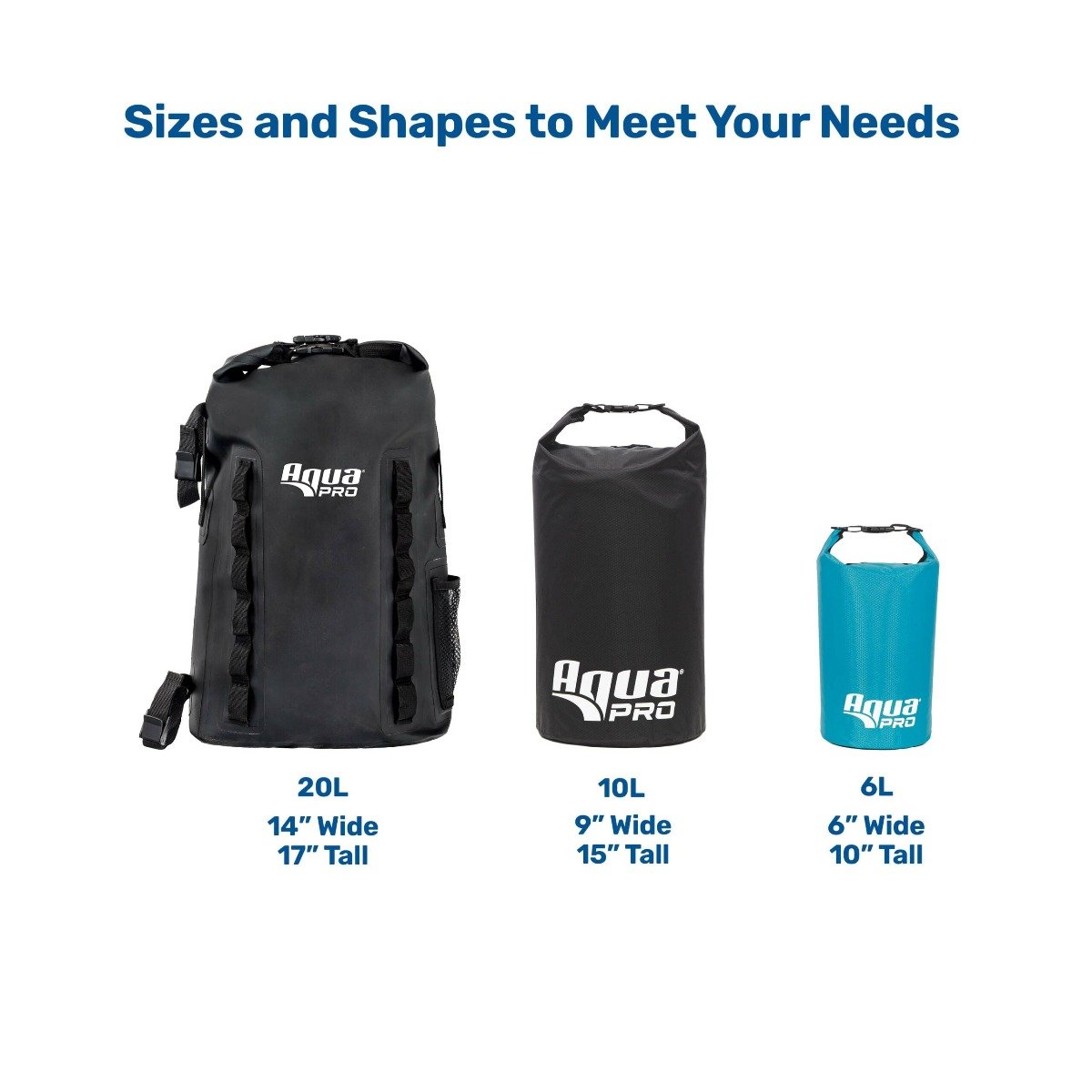 DRY BAG BACKPACK (AQUA LEISURE) - APA21342BK