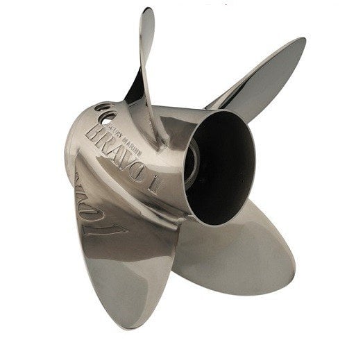 Mercury - Bravo I OC Lab Finished Racing Propeller - 4-Blade - 150 to 400 HP Outboard Only - 14.75 Dia. - 32 Pitch - 48-8M0092010