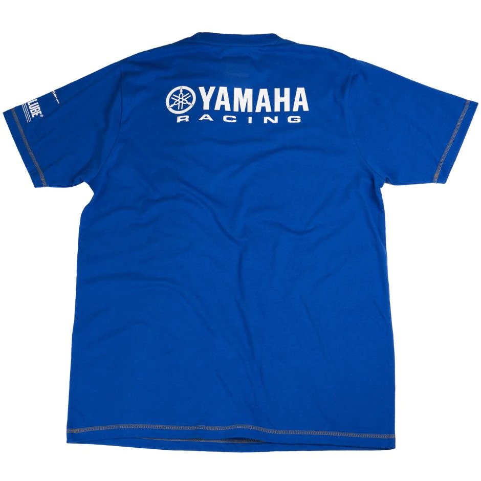 Yamaha Men's Paddock Blue Essentials Tees - Blue/White - S