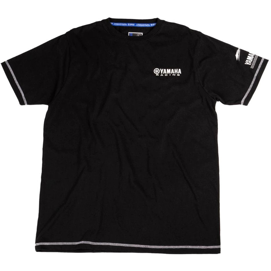 Yamaha Men's Paddock Blue Essentials Tees - Black/White - XL