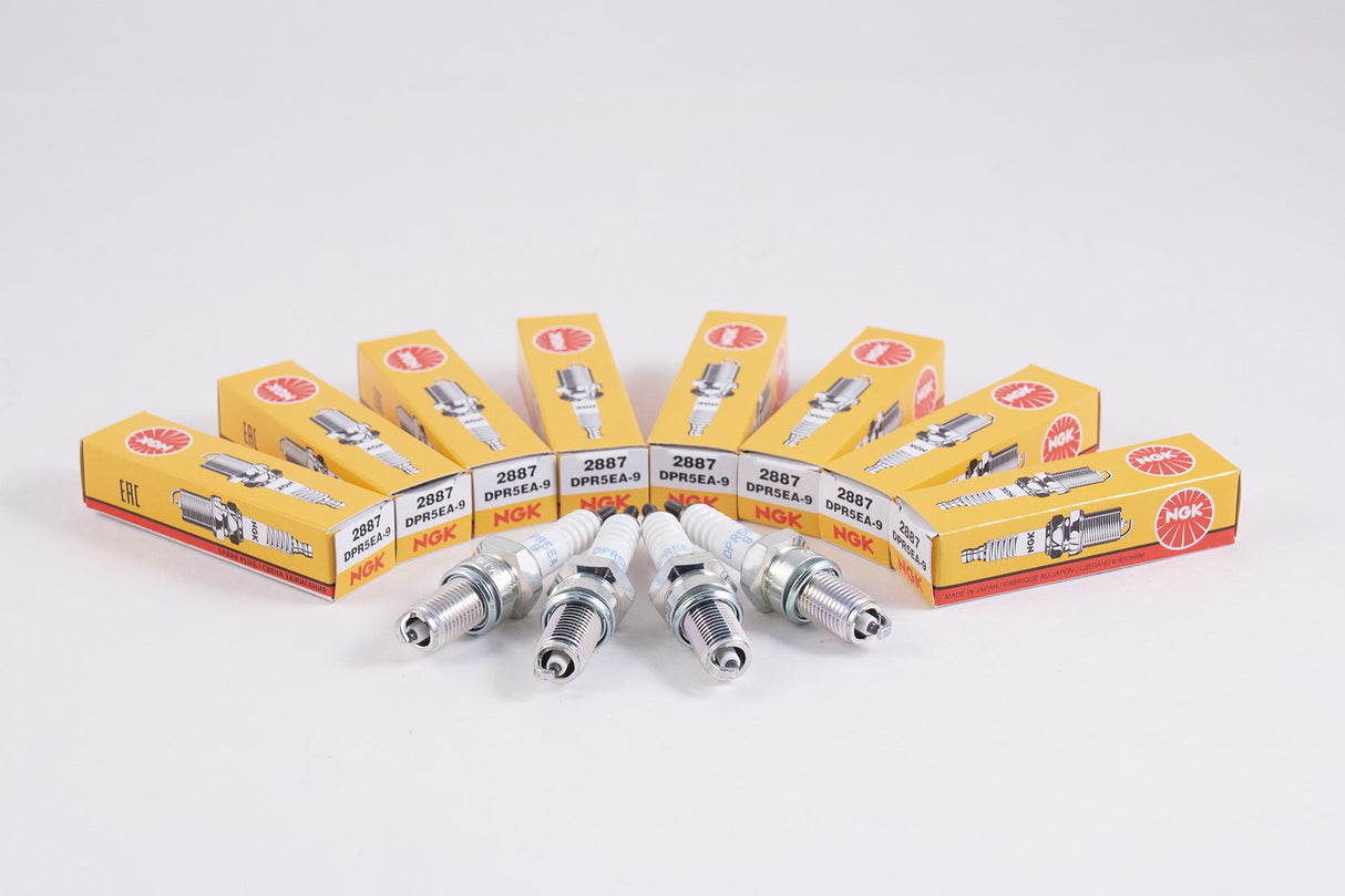 NGK DPR5EA-9 (2887) Standard Spark Plugs - 8 Pack