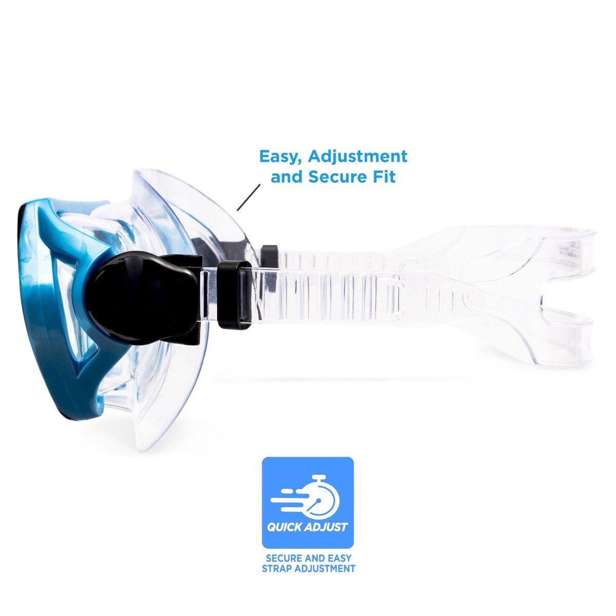 Aqua Leisure Ion Junior 5-Piece Dive Set - Ages 7+ Children's Size 9.5-13.5 - DPX5976S1L