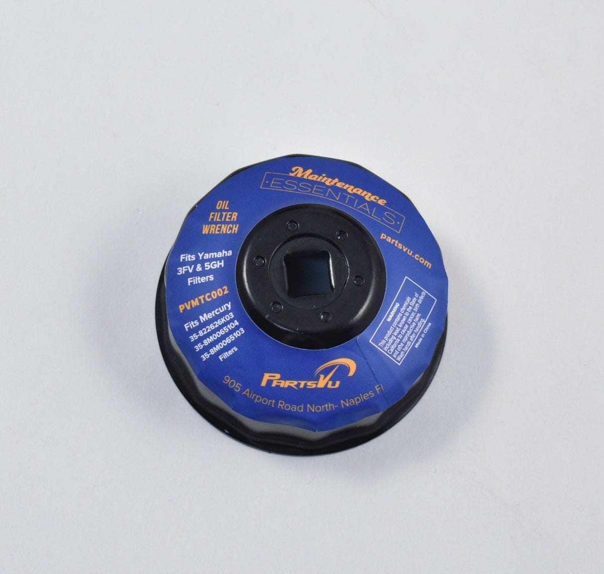 Yamaha & Mercury Marine Oil Filter Wrench - Fits Yamaha 3FV & 5GH and Mercury 822626K03, 8M0065104, 8M0065103 Oil Filters