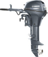 Yamaha F9.9SMHB Outboard - 15-Inch Shaft | Tiller Handle | Manual Start | Manual Tilt | Gray