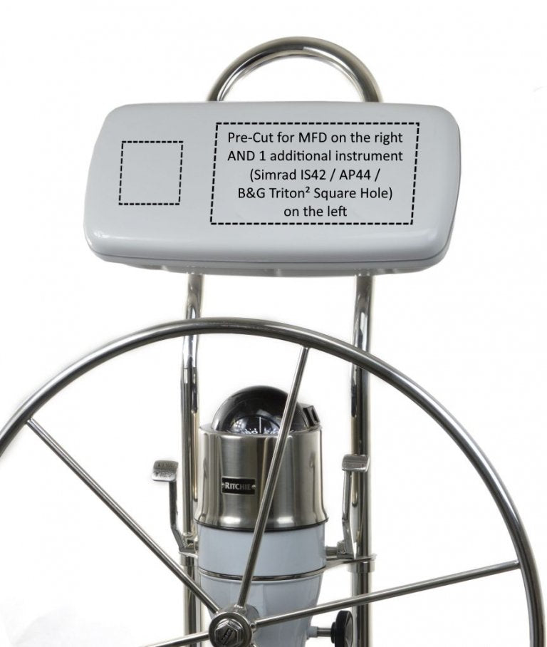 NavPod - SystemPod Pre-Cut f/Simrad GO9/BG Vulcan 9 1 Instrument f/9.5" Wide Guard - GP1040-31