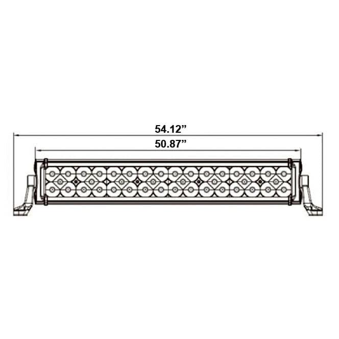 HEISE - Triple Row LED Light Bar - 50" - HE-TR50