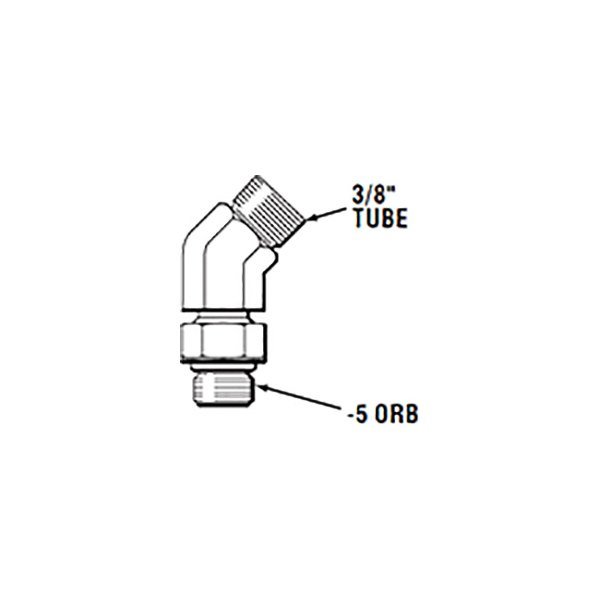 SeaStar - 45 Degree ORB Fitting Kit - 2Pack - HF6011