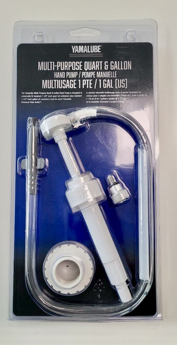 Yamaha Multipurpose Quart & Gallon Hand Pump - ACC-HNDPU-MP-01 - For use with Engine Oil and Gear Case Lube