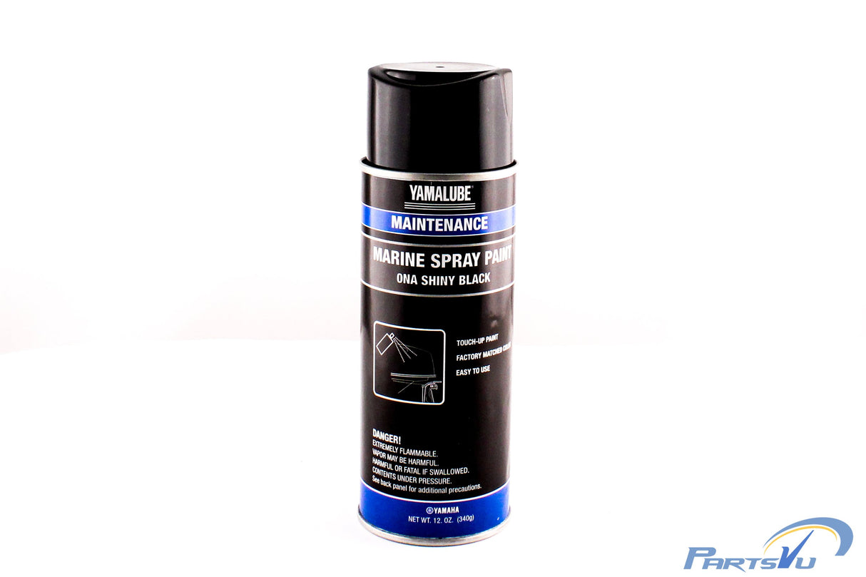 Yamaha Marine Outboard Engine Cowling Spray Paint NA - SHINY BLACK - 12 OZ. - ACC-MRNPA-IT-NA