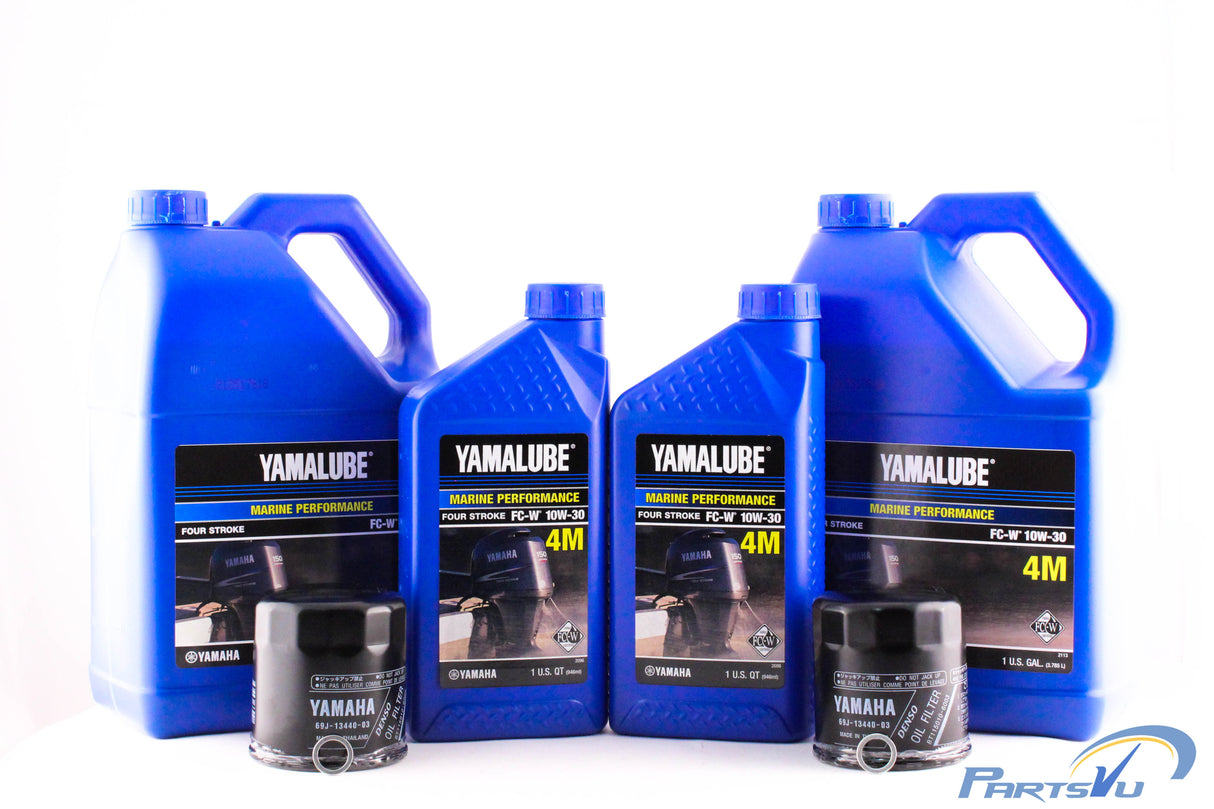 Yamaha F150 10W-30 Twin Engine Oil Change Kit