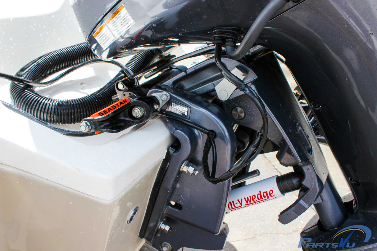 M-Y Wedge Transom Saver Outboard Engine Trailering Support & Outboard Steering Stabilizer Clip Kits HYCL-001 - Fits 3-Ram Trim and Tilt