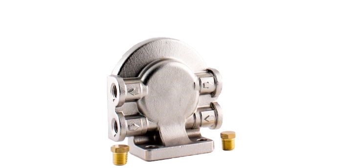 Yamaha Stainless Steel Fuel Water Separating Filter Head - MAR-FLTHD-SS-12 - Fits MAR-FUELF-IL-TR & MAR-10MEL-00-00