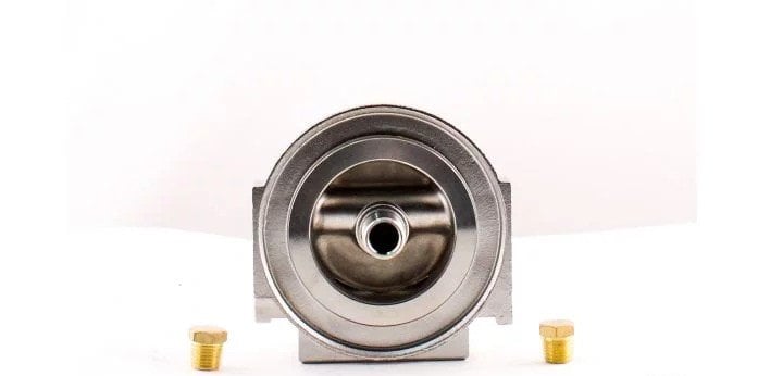 Yamaha Stainless Steel Fuel Water Separating Filter Head - MAR-FLTHD-SS-12 - Fits MAR-FUELF-IL-TR & MAR-10MEL-00-00