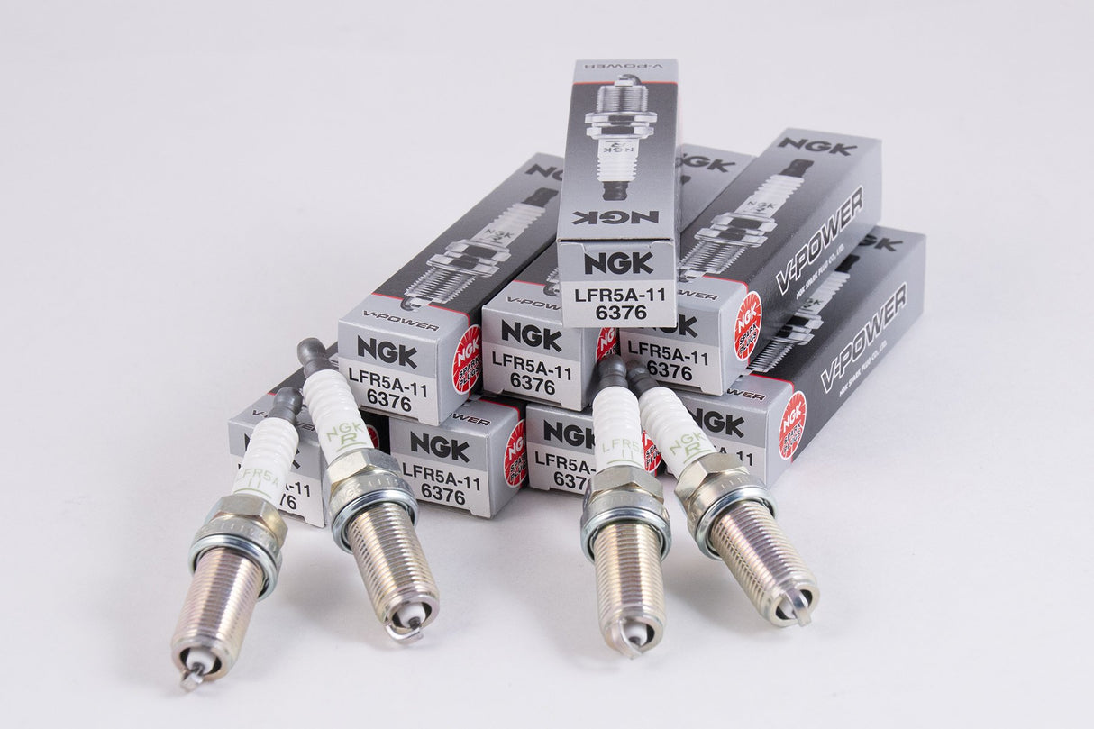 NGK LFR5A-11 (6376) V-Power Spark Plug - 8 Pack