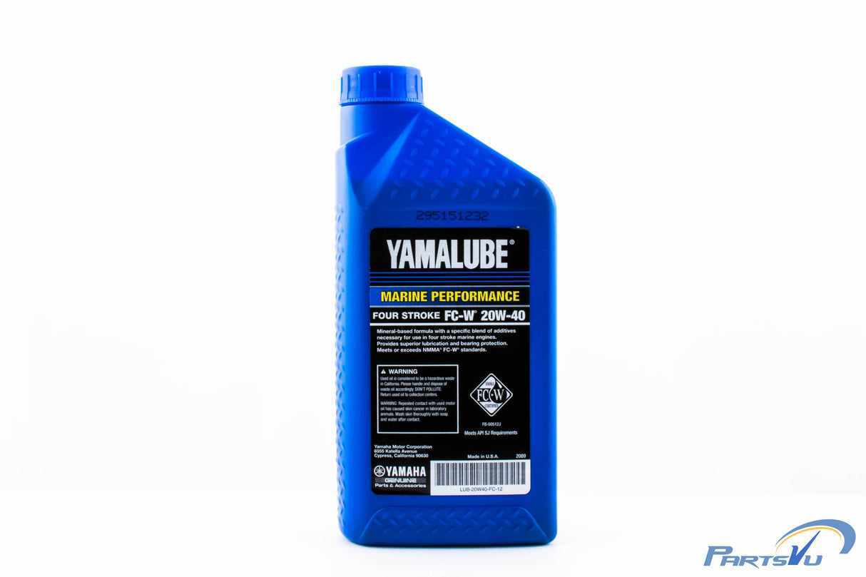 Yamaha F2.5, F4, F6, F8, F9.9 & T9.9 20W-40 Oil Change Kit