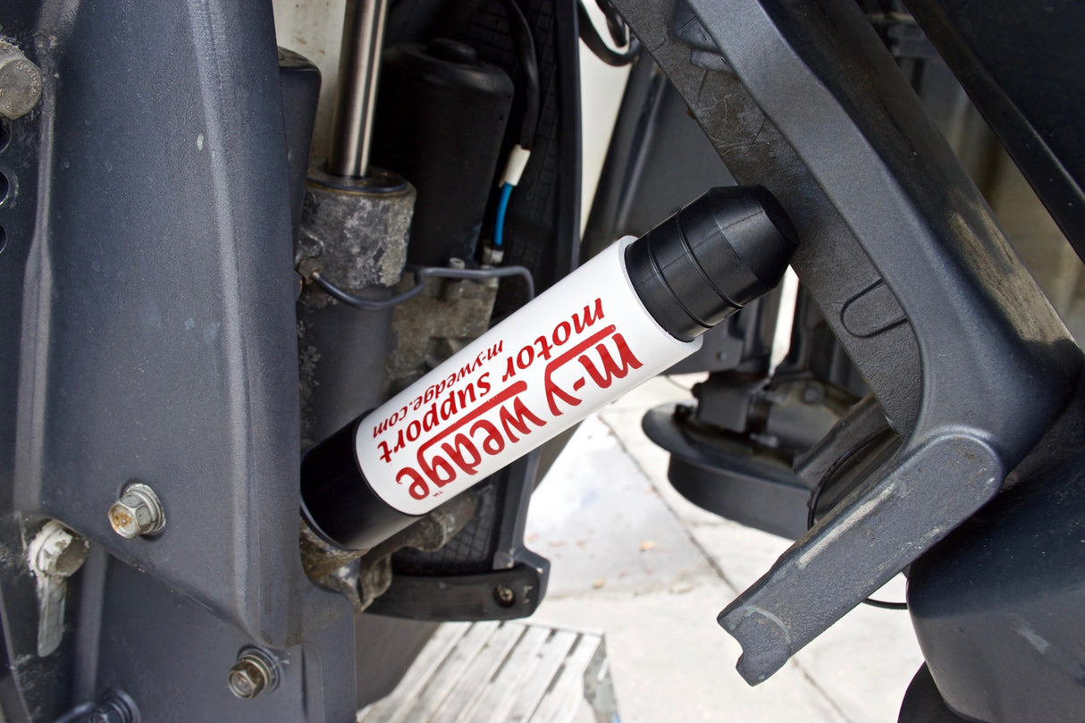 M-Y Wedge Transom Saver Outboard Engine Trailering Support & Outboard Steering Stabilizer Clip Kits HYCL-001 - Fits 3-Ram Trim and Tilt