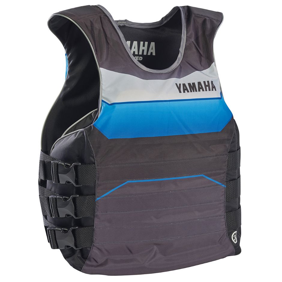 Yamaha Adult 20VSE Nylon Side-Entry PFD-L - XL-Black/Gray/Blue