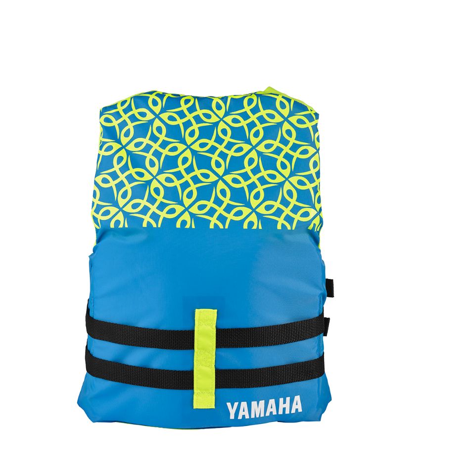 Yamaha Youth 22V3B Value Nylon PFD-Yellow/Blue-One Size