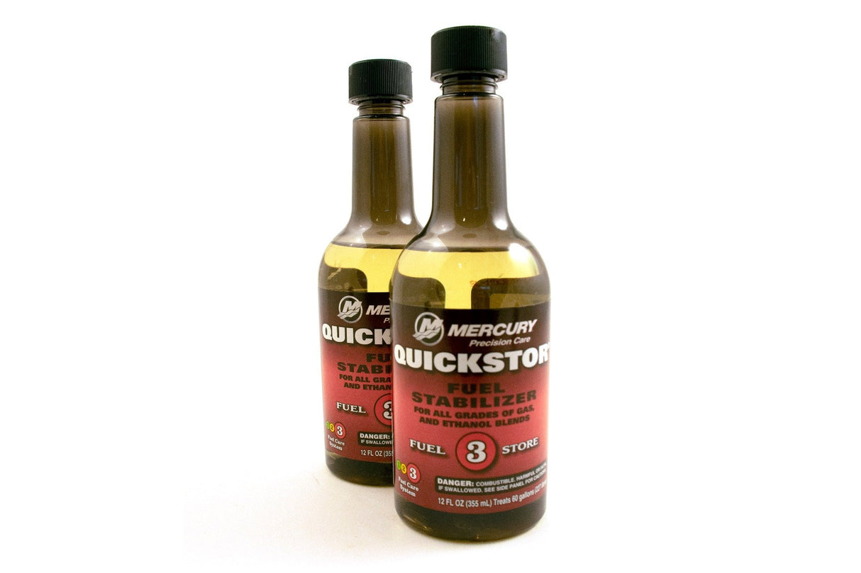 Mercury - Quickstor Fuel Stabilizer - 12oz. - 2-Pack - 92-8M0047932