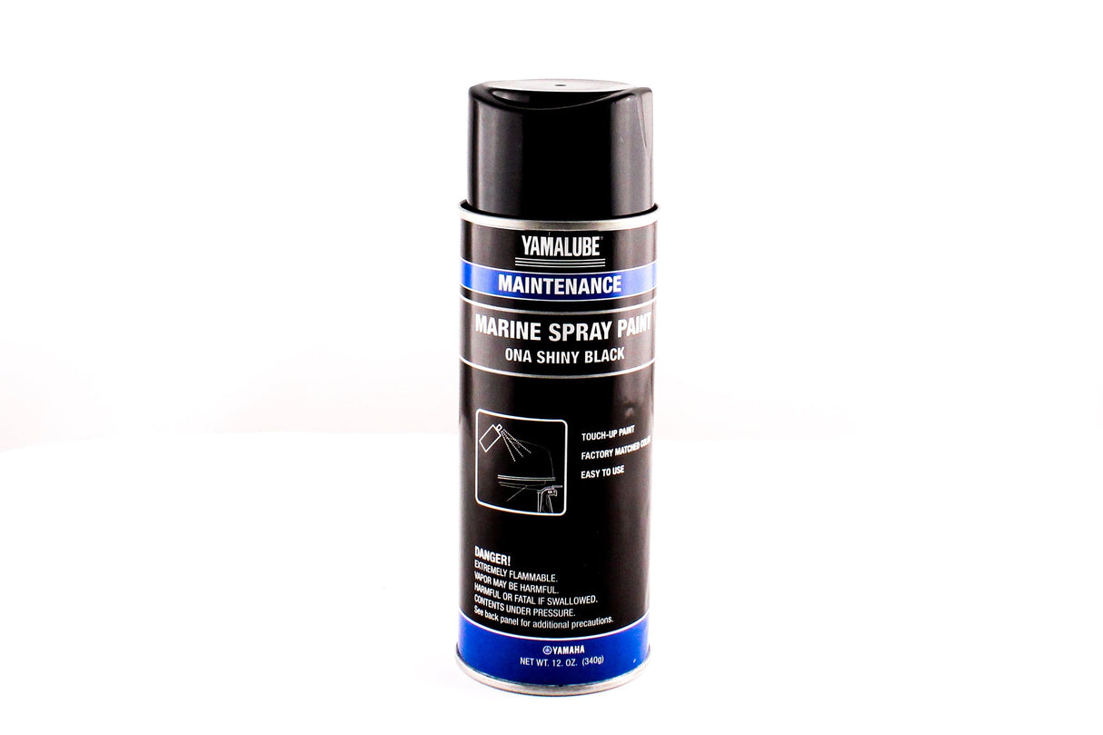 Yamaha Marine Outboard Engine Cowling Spray Paint NA - SHINY BLACK - 12 OZ. - ACC-MRNPA-IT-NA
