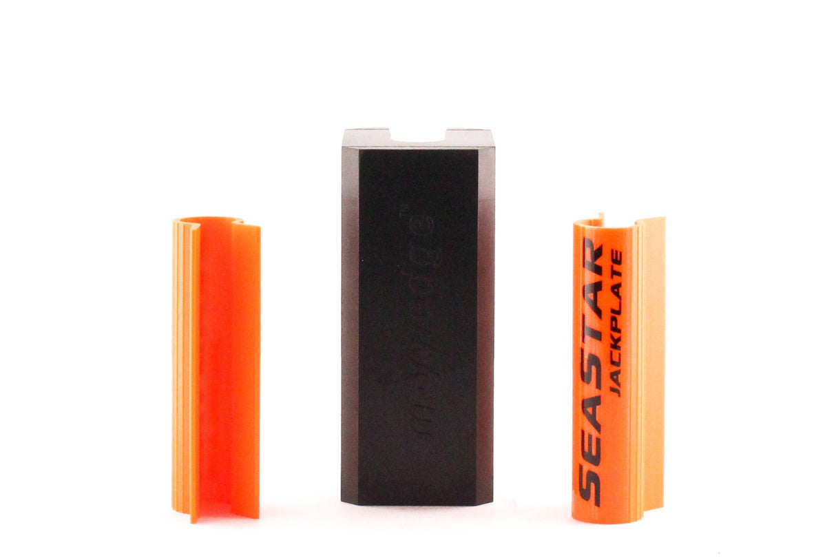 M-Y Wedge Transom Saver Outboard Engine Trailering Support & Outboard Steering Stabilizer Clip Kits HYCL-001 - Fits Single Ram Trim and Tilt