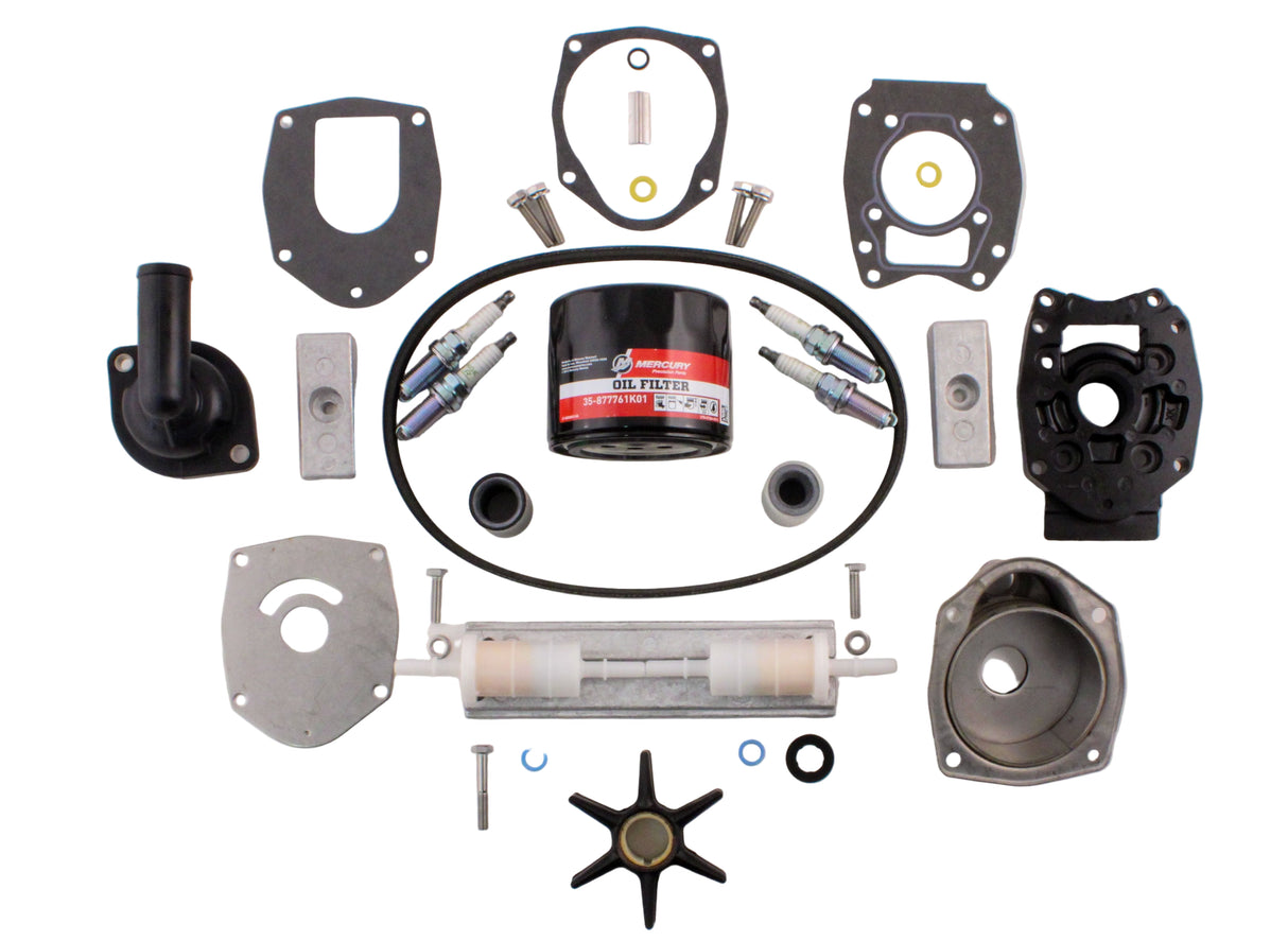 Mercury Outboard 75 - 115 HP 4 Stroke 1.7L 300 Hour Maintenance Kit - S/N 1B366823 - 2B094995 - 8M0097857