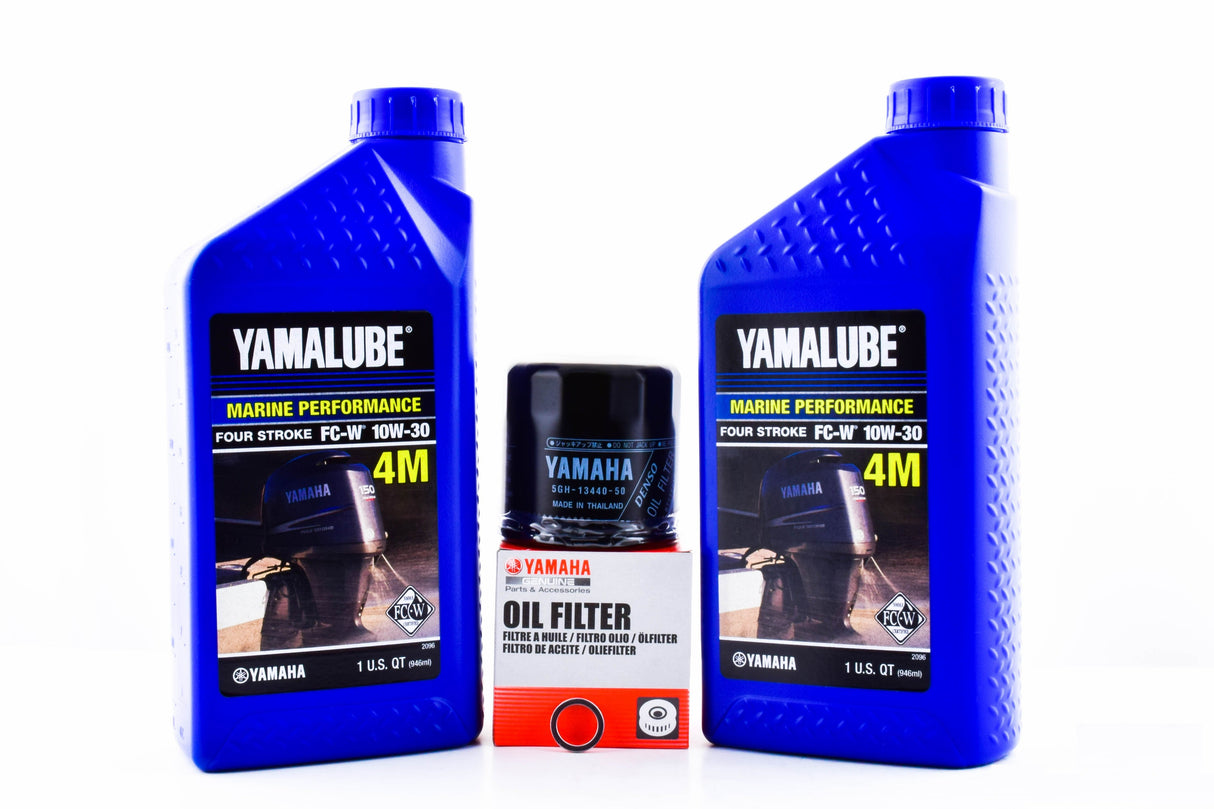 Yamaha F15C F20 F25 T25 10W-30 Oil Change Kit - 2009-Current