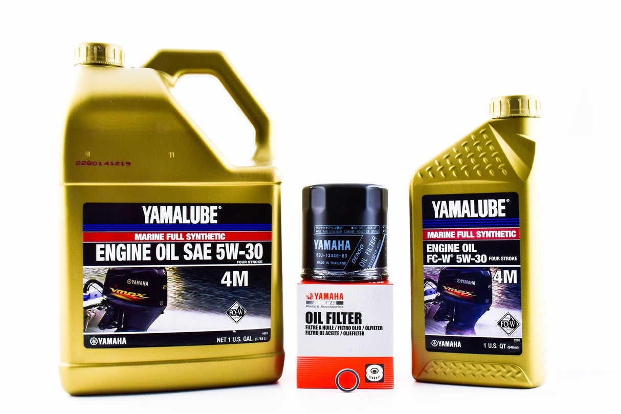 Yamaha VF175 VF150 SHO 5W-30 Oil Change Kit