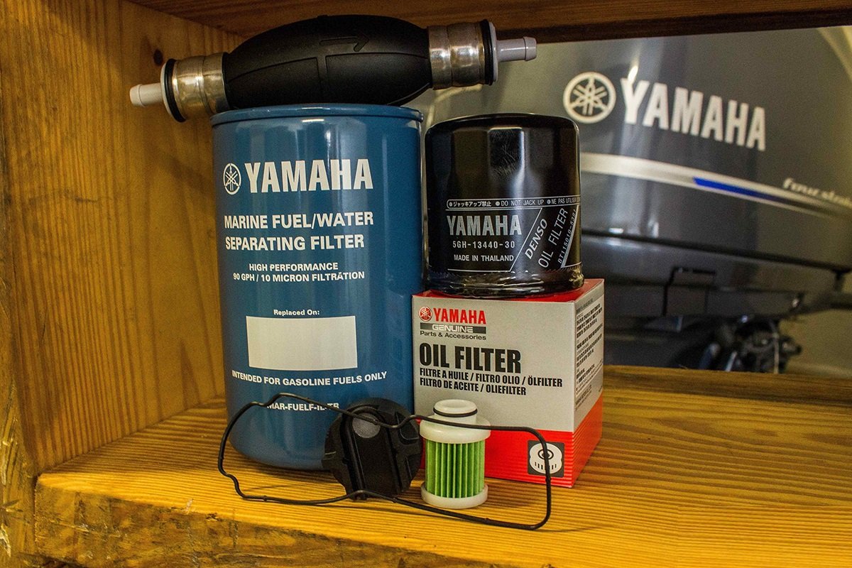 Yamaha 2006 to 2010 F115 Oil Fuel VST Filter Kit w/ Primer Bulb MAR-10MEL-00-00