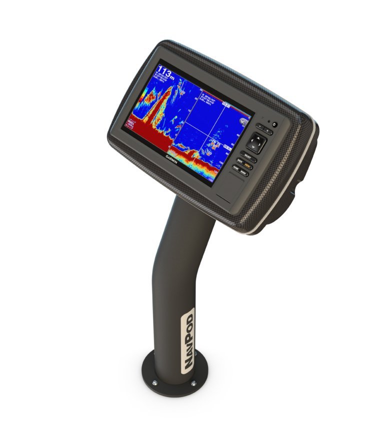 NavPod - PedestalPod Pre-Cut f/Garmin echoMAP 92sv, 93sv, 94sv 95sv - Carbon Black - PED4600-01-C