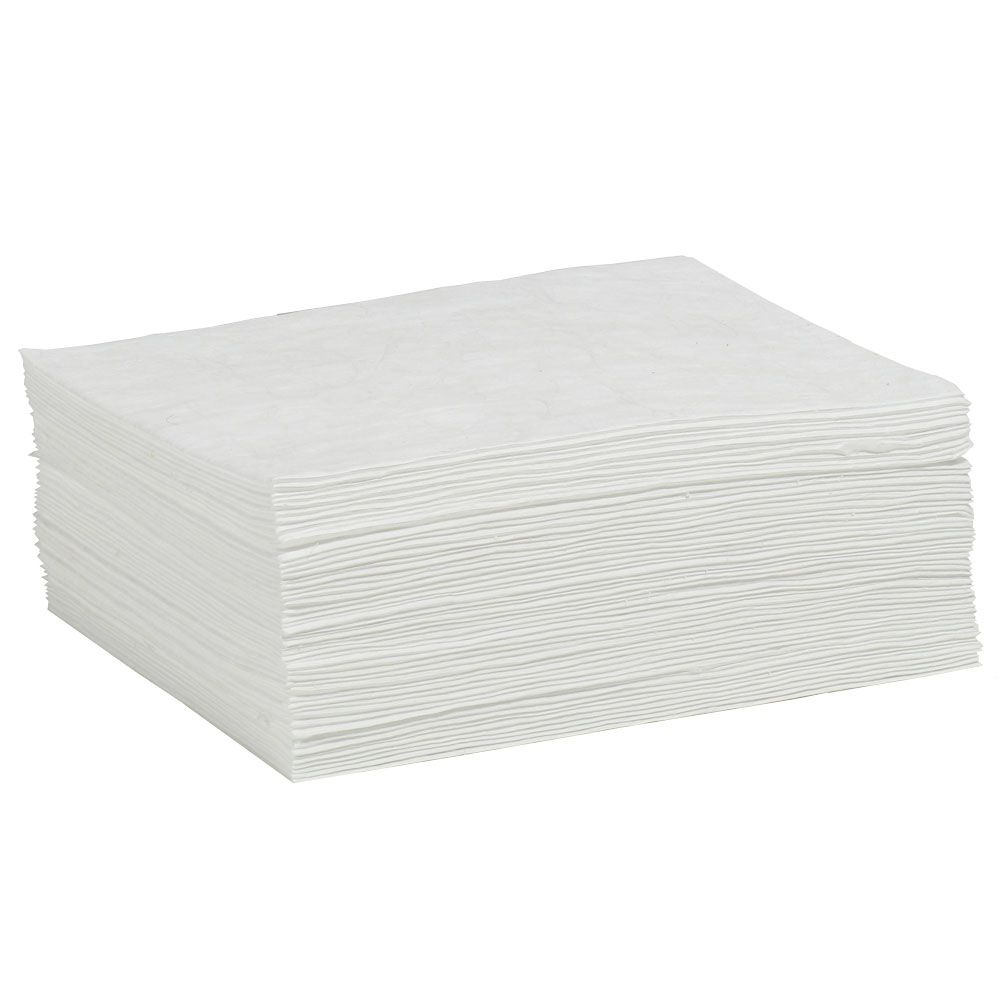 Chemtex - Oil Only Standard Meltblown Pads -Heavy Weight - 17" x 19" x 3/8" - 100/Pack - P12W
