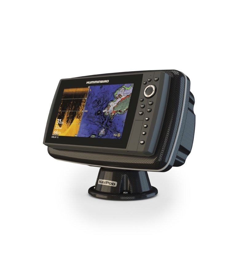 NavPod - PowerPod Pre-Cut f/Humminbird HELIX 10 HELIX 9 Series - Carbon Black - PP5100-01-C