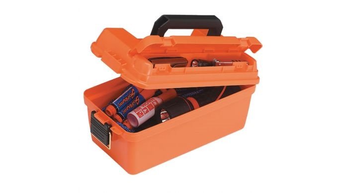 Plano Small Shallow Emergency Dry Storage Supply Box - Orange - 141250