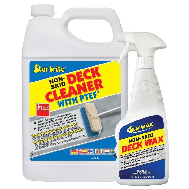 Starbrite - Non-Skid Deck Cleaner - Gallon (85900) & Non-Skid Deck Wax - 16oz. (97316) - Bundle & Save!
