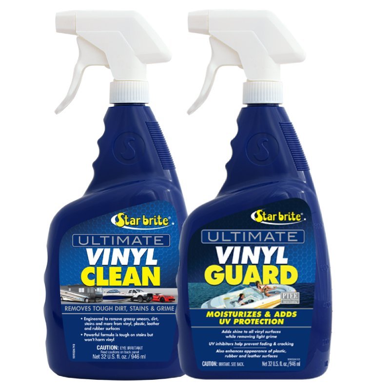 Starbrite - Ultimate Vinyl Clean - 32oz. (96232) & Ultimate Vinyl Guard w/PTEF - 32oz. (95932) - Bundle & Save!
