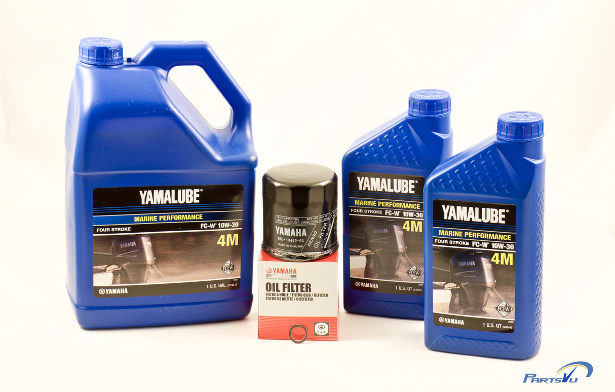 Yamaha F200 F225 F250 3.3L V6 10W-30 Oil Change Kit