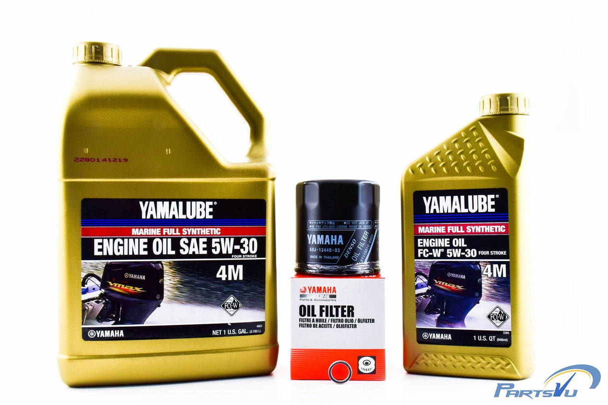 Yamaha VF175 VF150 SHO 5W-30 Oil Change Kit