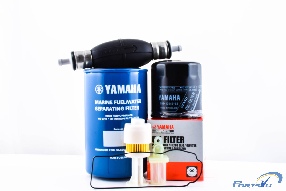 Yamaha F150 2004 & 2005 Filter Kit with Primer Bulb Oil Fuel VST