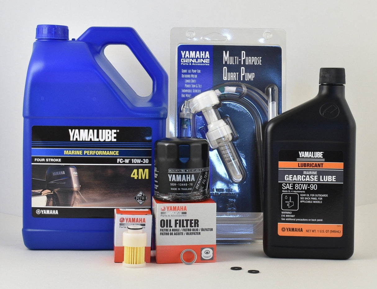 Yamaha F115 20 Hour Service Maintenance Kit - Yamalube 10W-30 - 2000-2005