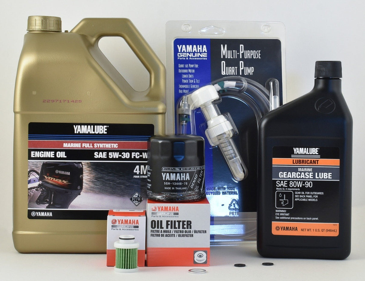 Yamaha VF115 SHO 20 Hour Service Maintenance Kit - Yamalube 5W-30 Synthetic